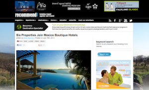 recommend.com six properties join Mexico boutique hotels boutiq