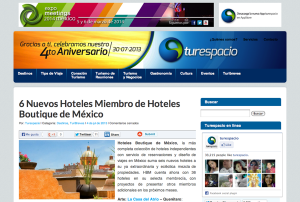 turespacio seis nuevos hoteles miembro de hoteles boutique de mexico