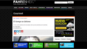 Fahrenheit- El tiempo se detiene Fahrenheit- El tiempo se detiene