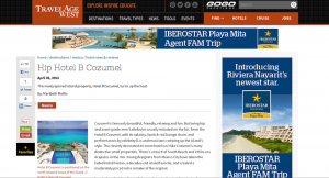TravelAgeWest-Hip Hotel B Cozumel