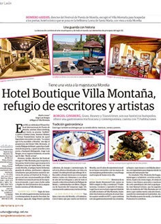 Hotel Boutique Villa Montaña, refugio de escritores y artístas