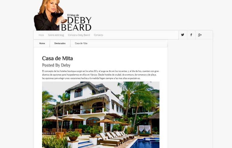 El Blog de Deby Beard – Casa de Mita