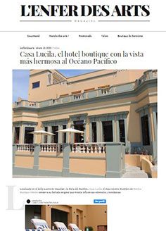 Casa Lucila, el hotel boutique con la vista más hermosa al Océano Pacífico