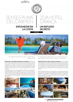 Senses Playa del Carmen: Esplendor en la costa, ZOA hotel Oaxaca: Un refugio secreto