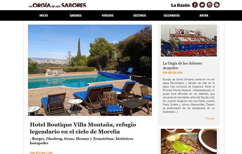 Hotel Boutique Villa Montaña, refugio legendario en el cielo de Morelia