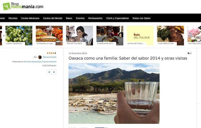 Oaxaca como una familia: Saber del sabor 2014 y otras visitas