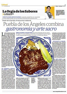 Puebla de los Ángeles combina gastromía y arte sacro