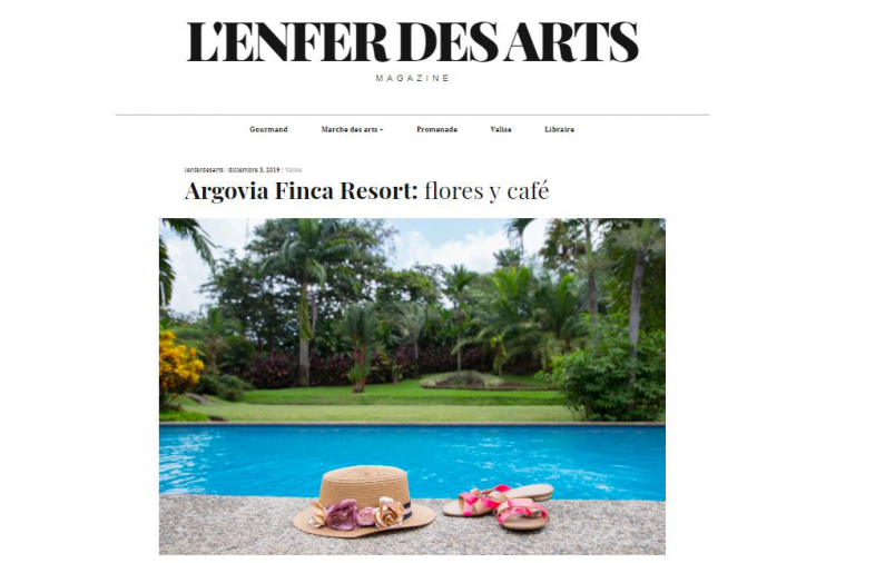 Argovia Finca Resort: flores y café