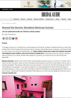 Beyond the Burrito: Decadent Mexican Cuisine