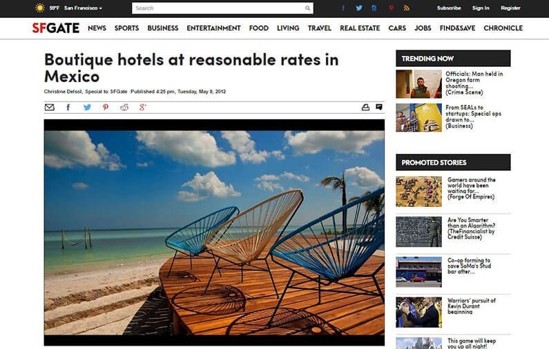 Boutique hotels at reasonable rates in Mexico