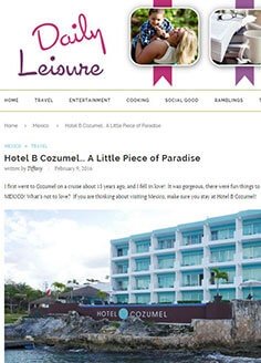 Hotel B Cozumel… A Little Piece of Paradise