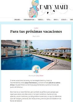 Para tus próximas vacaciones