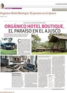 ORGÁNICO HOTEL BOUTIQUE, EL PARAÍSO EN EL AJUSCO