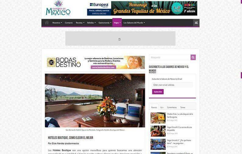 Hoteles boutique, como elegir el mejor / Sabores de México