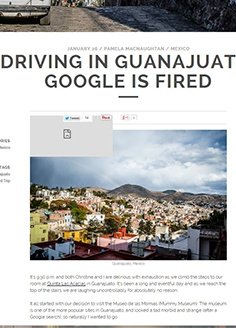Driving in Guanajuato: Google is Fired