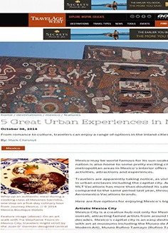 5 Great Urban Experiences in Mexico