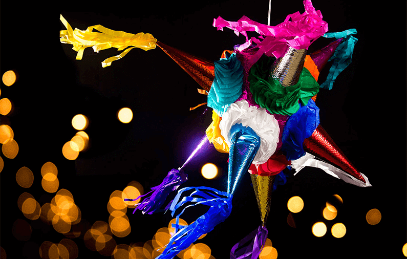 La piñata, símbolo de fe y tradición en México