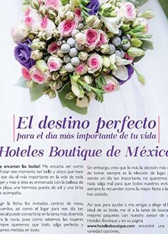 El destino perfecto para el día más importante de tu vida – Hoteles Boutique de Mexico