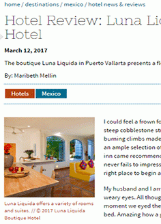 Hotel Review: Luna Liquida Boutique Hotel